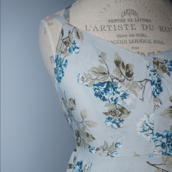 UO Kimchi Blue Floral Dress - Picture 2 of 6